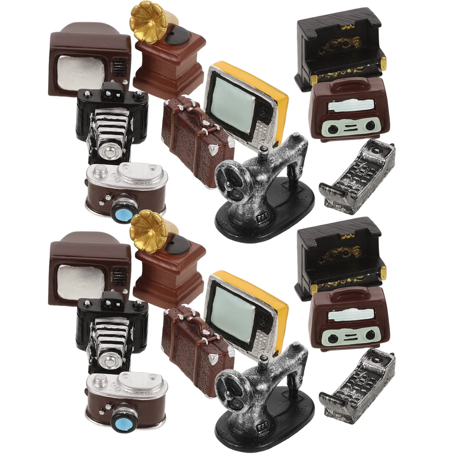 

Retro Furniture Accessories Adorable Mini Home Appliances Lovely Model Interesting Vintage Decor Plastic