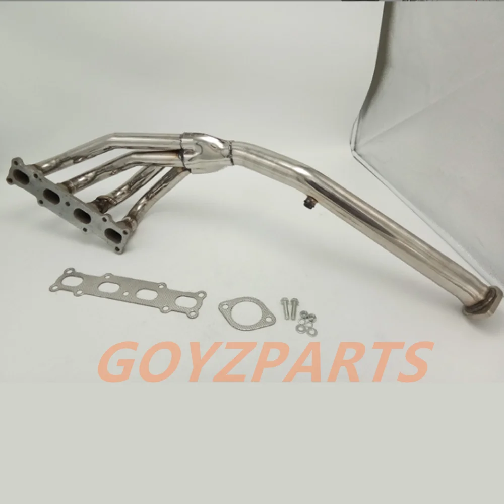 Automotive Stainless Steel Modified Exhaust Manifold Suitable For 1993 Mazda Miata Base Convertible 1.6L 1597CC