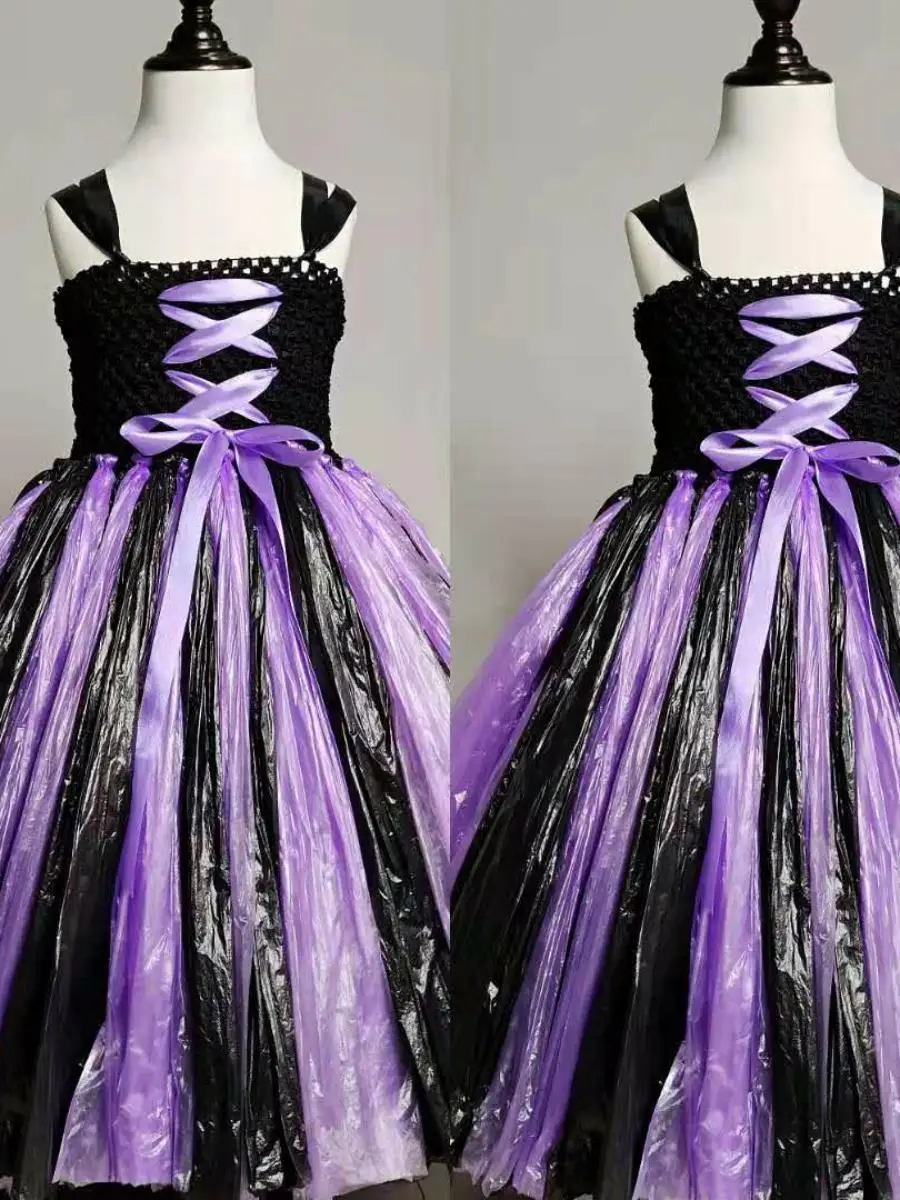 

Хэллоуин для детей и девочек, экологическая мояя сова, ручная работа, детский сад, полузавернутый креативный сценический костюм