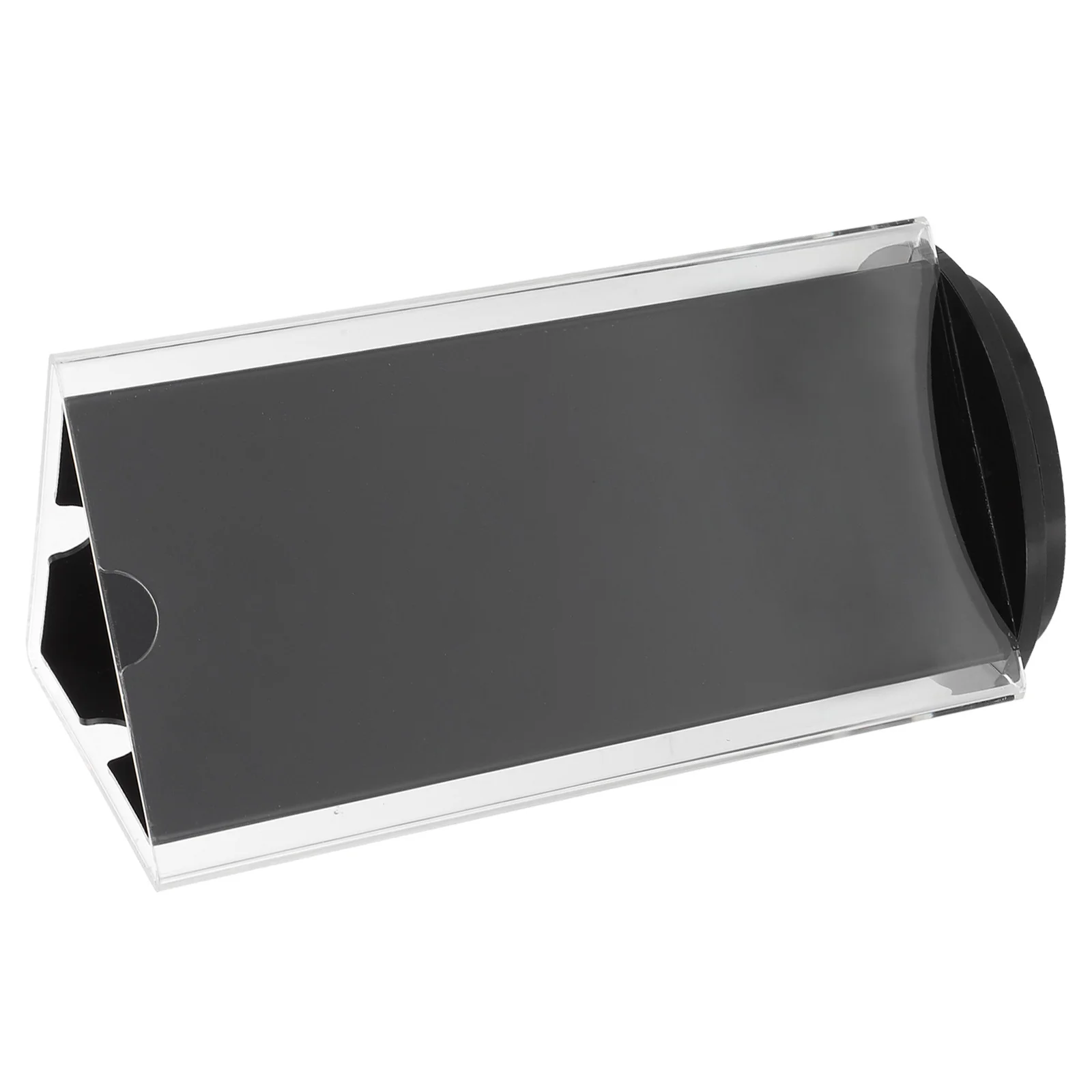 Rotatable Acrylic Sign Holder Menu Display Stand for Restaurant Tabletop Paper Photo Note Holder Menu Display Stand