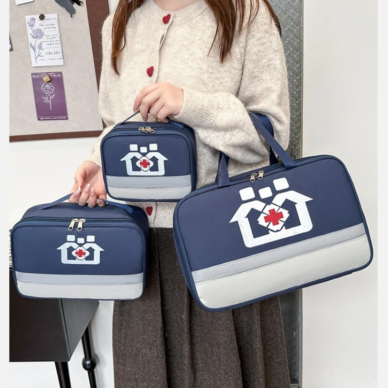 

Portable Medication Storage Bag Travel First Aid Kit Bags Organizer Camping Outdoor Emergency Survival Bag Pill Case