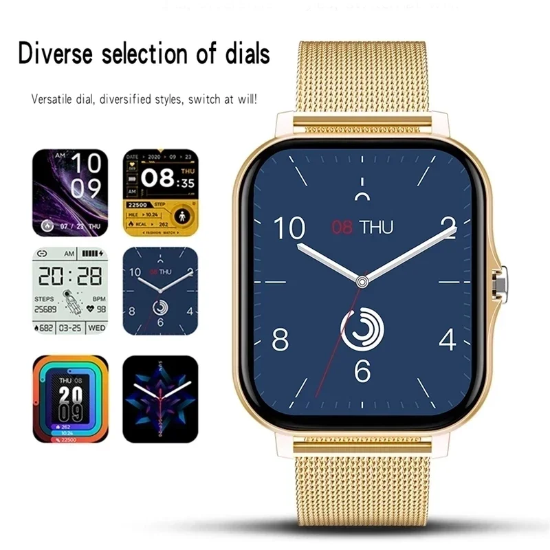 Xiaomi Full Touch Sport Smart Watch Men Women Heart Rate Fitness Tracker Bluetooth call Smartwatch wristwatch GTS plus watch