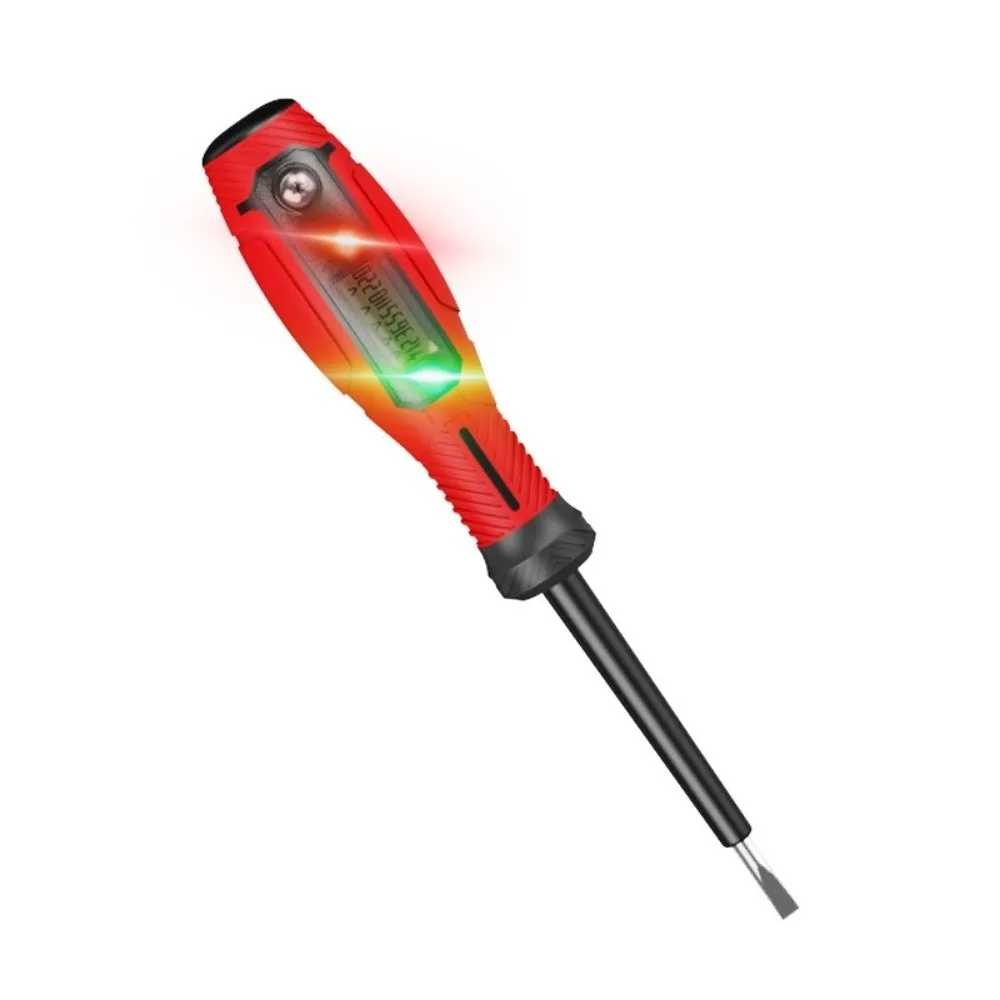 12–220 V berührungsloser Schraubendreher, berührungsloser Induktions-LCD-Bildschirm, Spannungsprüferstift, intelligente Spannungsanzeige