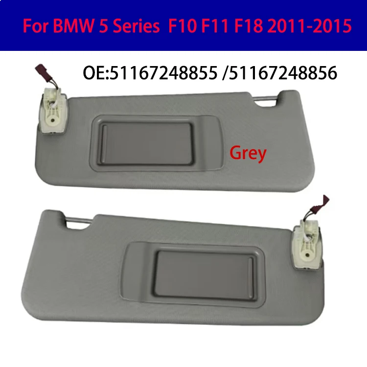

51167248855 /51167248856 Для BMW 5 серии F10 F11 F18 2011-2015: солнцезащитный козырек, зеркало для макияжа, антибликовая защитная пластина.