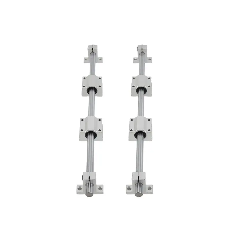 Professional 10 Pieces / Set Of Optical Axis Linear Axis Od12mm 400Mm + SCS12UU Linear Bearing Seat + SK12 Bearing Support 12Mm