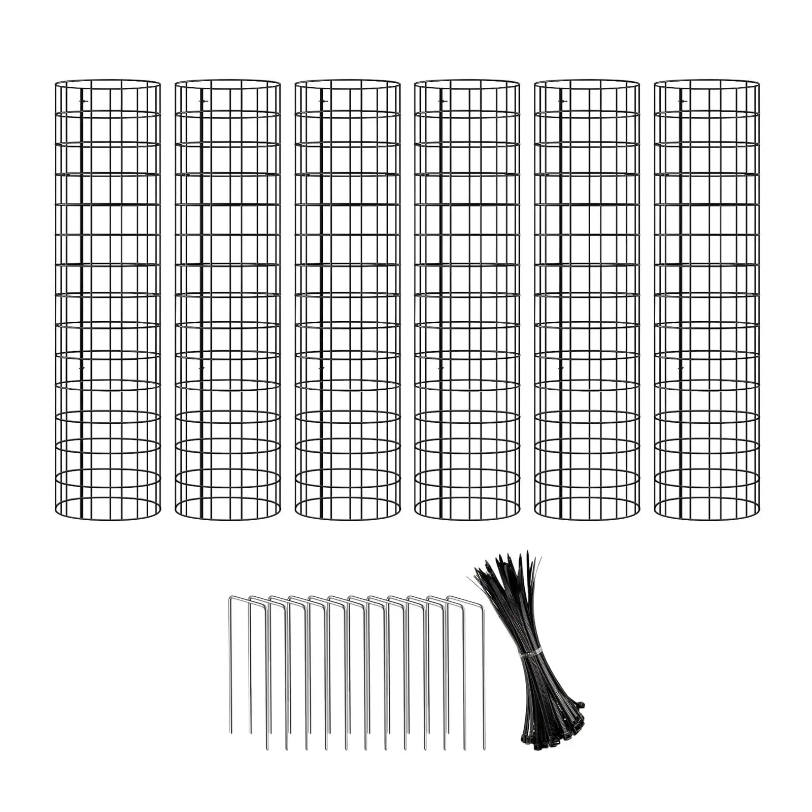 Tree Trunk Protectors Accessories Multipurpose Sturdy Practical Damaged Bark Protectors Garden Protection with Ground Hooks