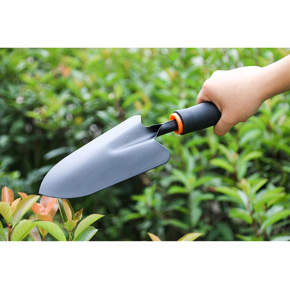 

Heavy Duty Gardening Shovel Trowel Rust Resistant Thick Blade Wide Concave Scoop Ergonomic Handle for Planting Weeding Digging