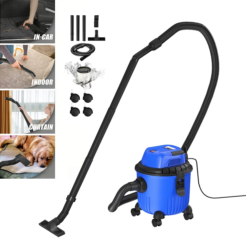 Dayplus Aspirador Industrial En Seco Y Húmedo 6000W 16Kpa 15L Sin Bolsa, 3 En 1 Sopladora Filtro Hepa Lavable, Limpieza Profesional Taller Coche Hogar Ruedas Giratorias — -54%, 58.68€ Coupon, from 49.99€ – 54% descuento – €49.99