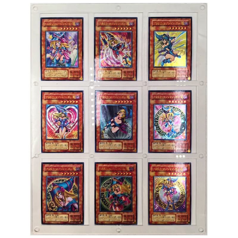 

Anime Yu-Gi-Oh DIY ACG Nude Sexy Cards Premium Flash Cards Boys Game Toys Christmas Birthday Gifts Black Magician Girl