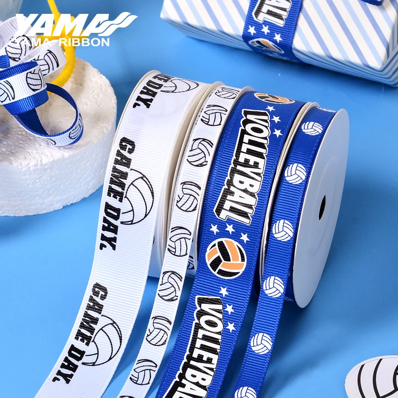 Fita de gorgorão de vôlei YAMA 9MM/22MM (3/8 polegadas, 7/8 polegadas) para cartões de diploma, embrulho de presente, decoração de festa para presente artesanal artesanal