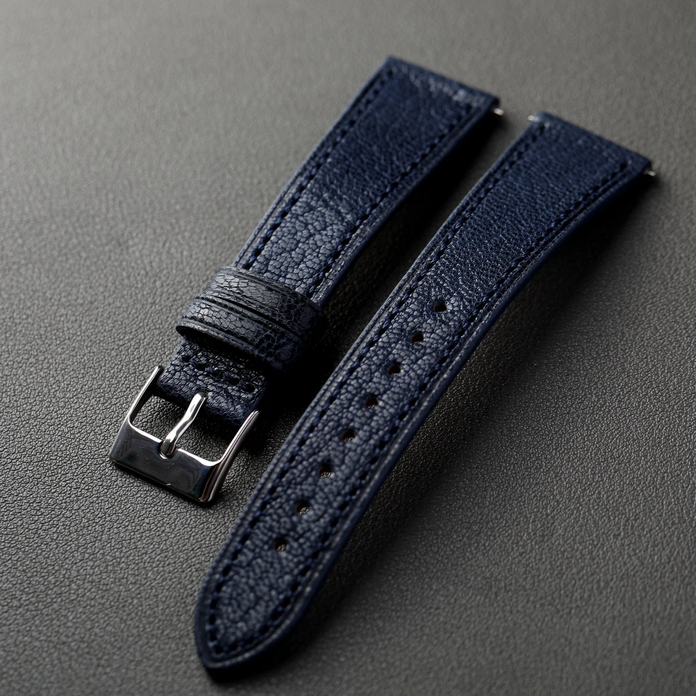 Handmade soft leather strap, goat leather 20MM * 16MM, quick release, soft men's soft ultra-thin Watchband