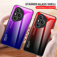 Gradient Tempered Glass Case for Honor400 Pro Honor 400 Lite 200 Honor X8c X9C X7C X6B X7B X8B X9B X7A X8A X9A Glossy Back Cover
