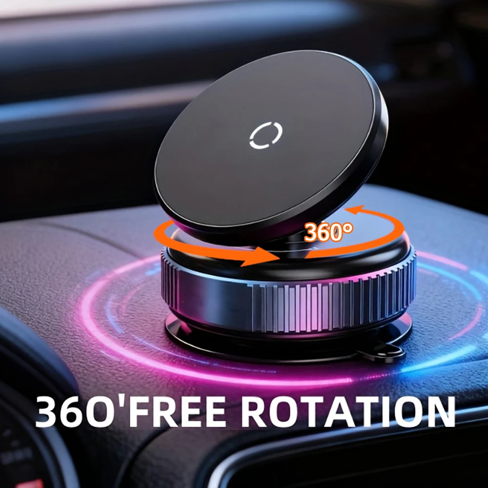 360° Rotation Dashboard Stand GPS Car Support For iPhone 18 17 Pro Max 16 15 14 X Suction Cup Magnetic Phone Holder For Magsafe