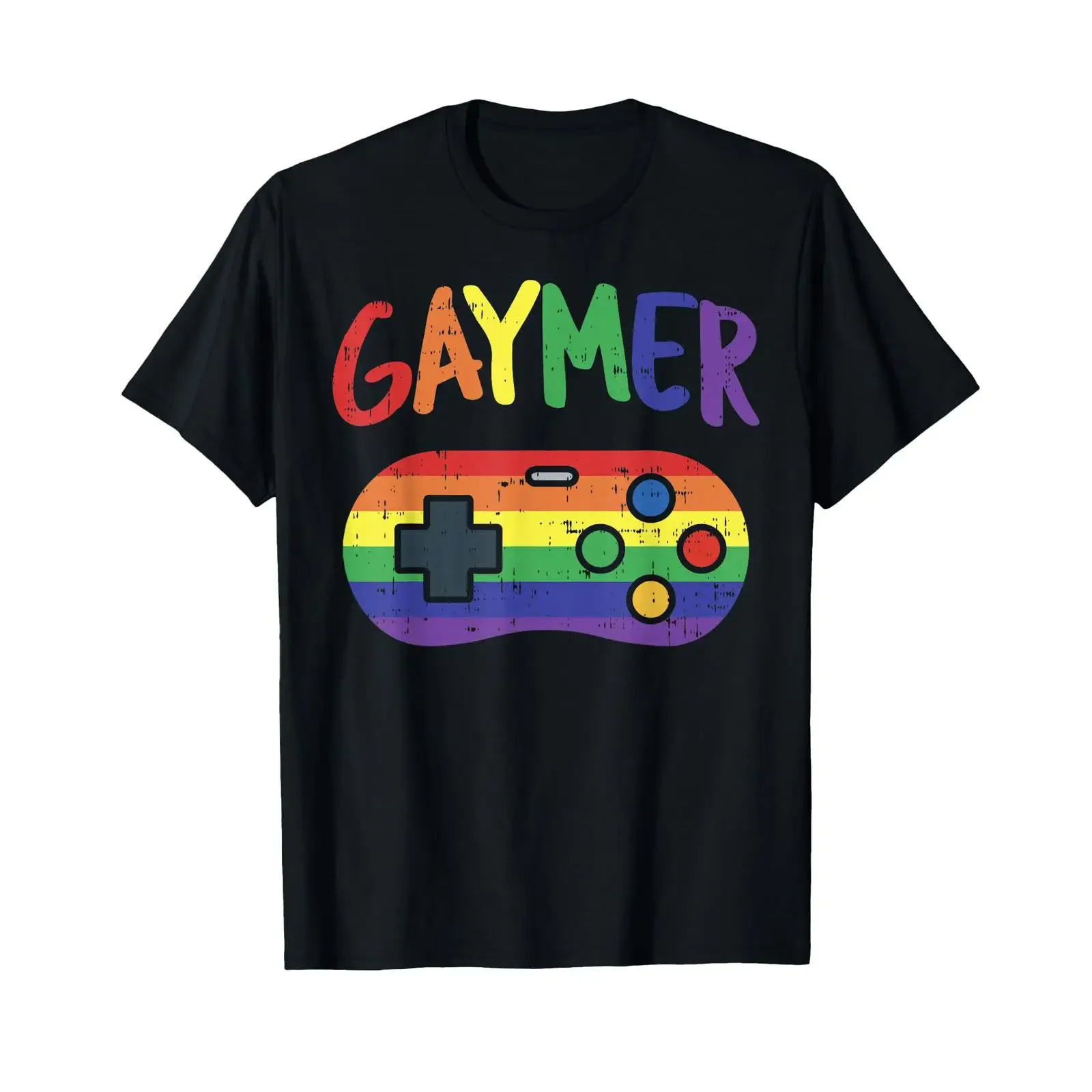 Gaymer Video Game Controller Funny LGBT Pride Gay Gamer T Shirt vintage Washed Stylish Breathable designer clothes Unisex