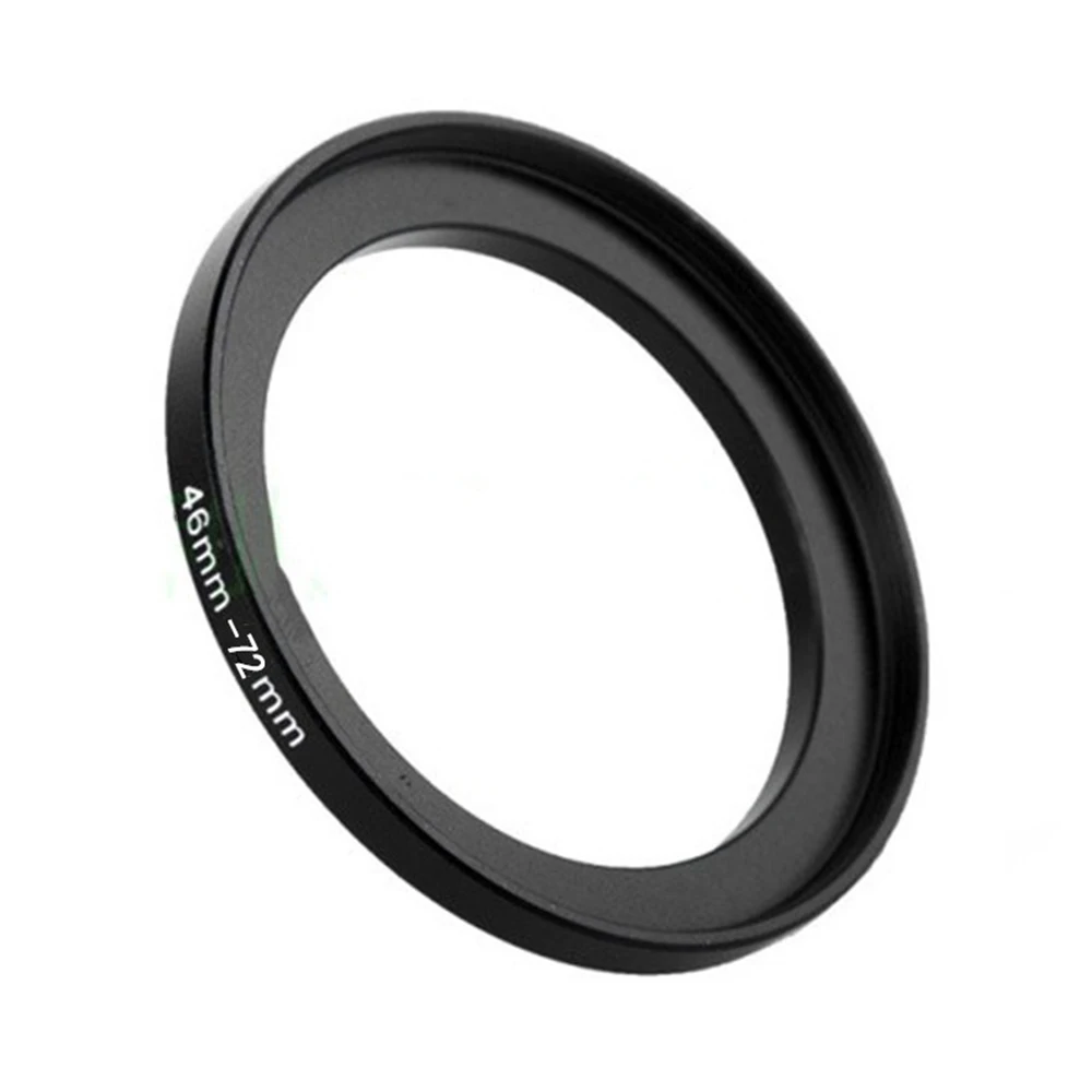 Aluminium schwarz Step Up Filter ring 46mm-72mm 46-72mm 46 bis 72 Filter adapter Objektiv adapter für Canon Nikon Sony DSLR Kamera objektiv