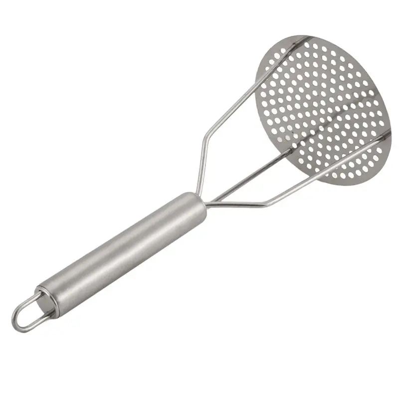 AS60-Stainless Steel Potato Masher With Handle For Creamy Mashed Potato Vegetable Fruit A Variety Of Foods Kitchen Tools