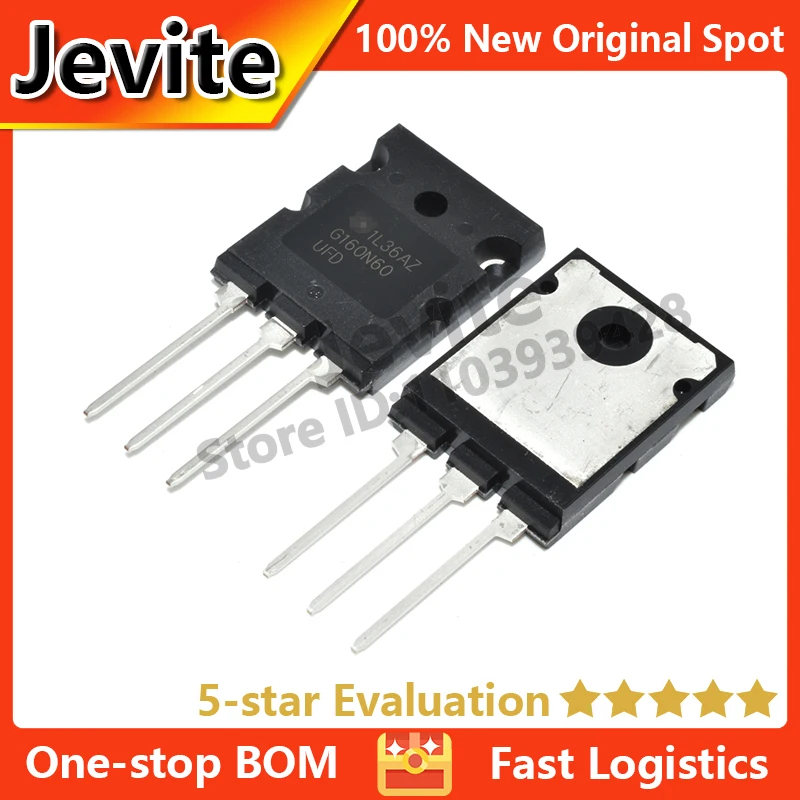 

Jevite 100% New Original electronics Controller 10-50 units/lote G160N60 SGL160N60UFDTU TO-264 600V 160A IGBT Triode Transistor