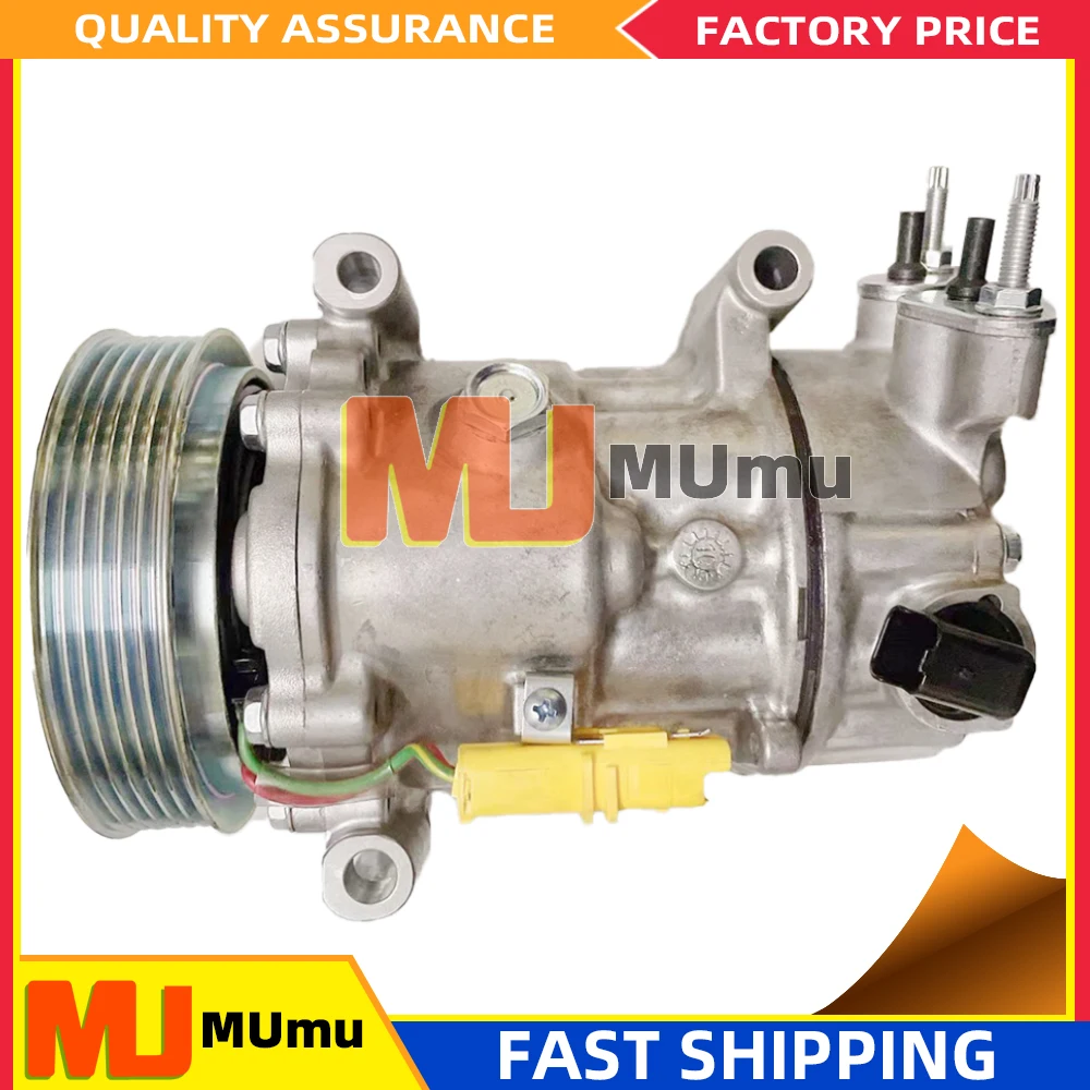 

SD7C16 AC Compressor For Peugeot 2012 307 308 807 607 406 1.6L 9684458880 9800840180 9800839580 9825868180 9825868180 648734