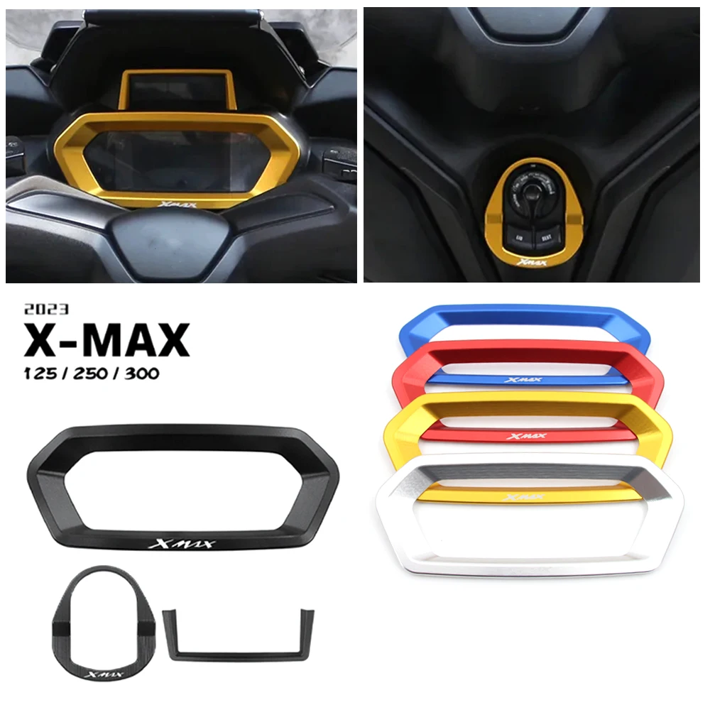 

2023 XMAX300 Accessories For YAMAHA XMAX300 XMAX125 250 New Motorcycle Electric Door Lock Dashboard Instrument Frame Trim Cover