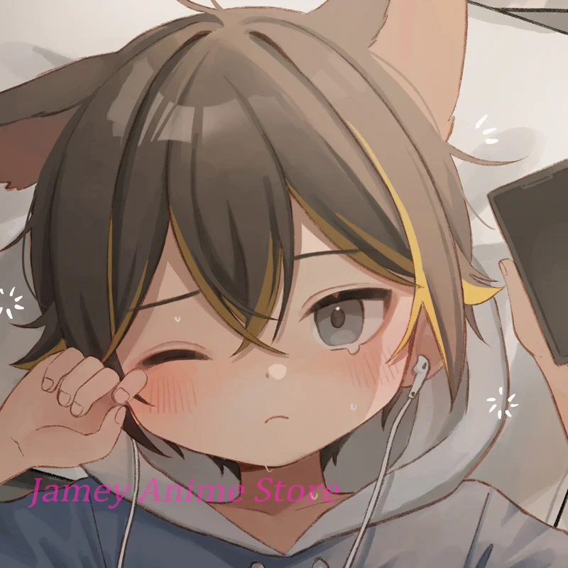 Dakimakura Pillow Cover Pudding Shota Boy Anime Double-Sided Print Gift Life-Size Body Pillowcase