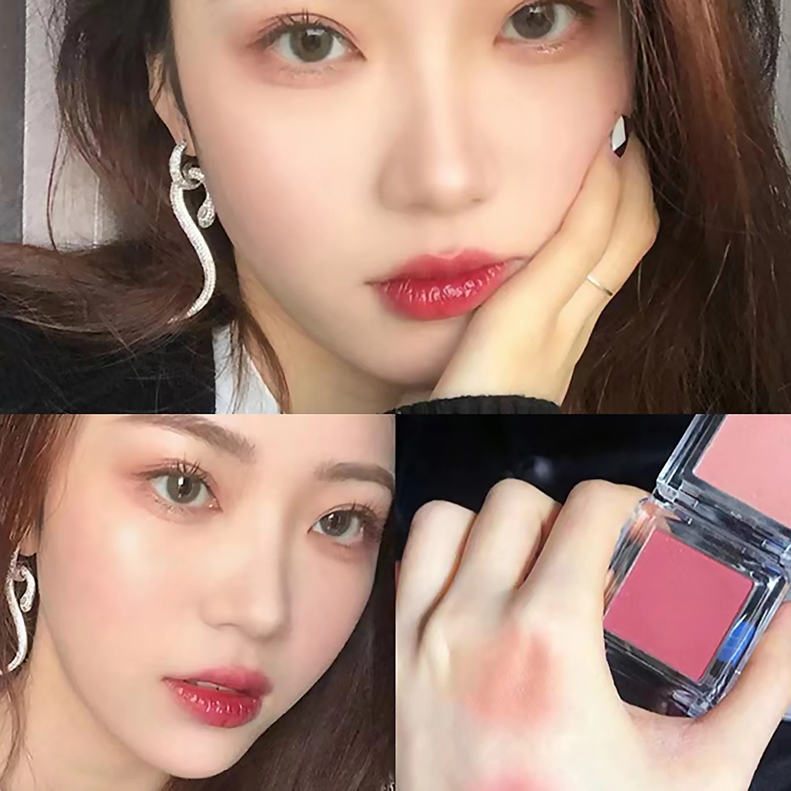 Kremowy róż do policzków o delikatnym satynowym wykończeniu, mocno napigmentowany, idealny na prezent dla rodziny i przyjaciół.