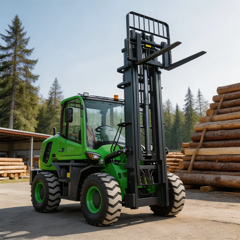 Universal Mixed Terrain Off-road forklift 3.5Ton 4WD Rough Terrain Diesel Farm Mine All Scene Forklift In Stock