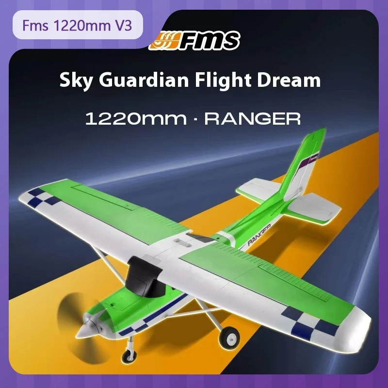 

Fms 1220mm V3 Rc Aircraft Epo Water And Land Takeoff Remote Control Electric Aircraft Rc Fixed Wing Model Adult Children'S Toy