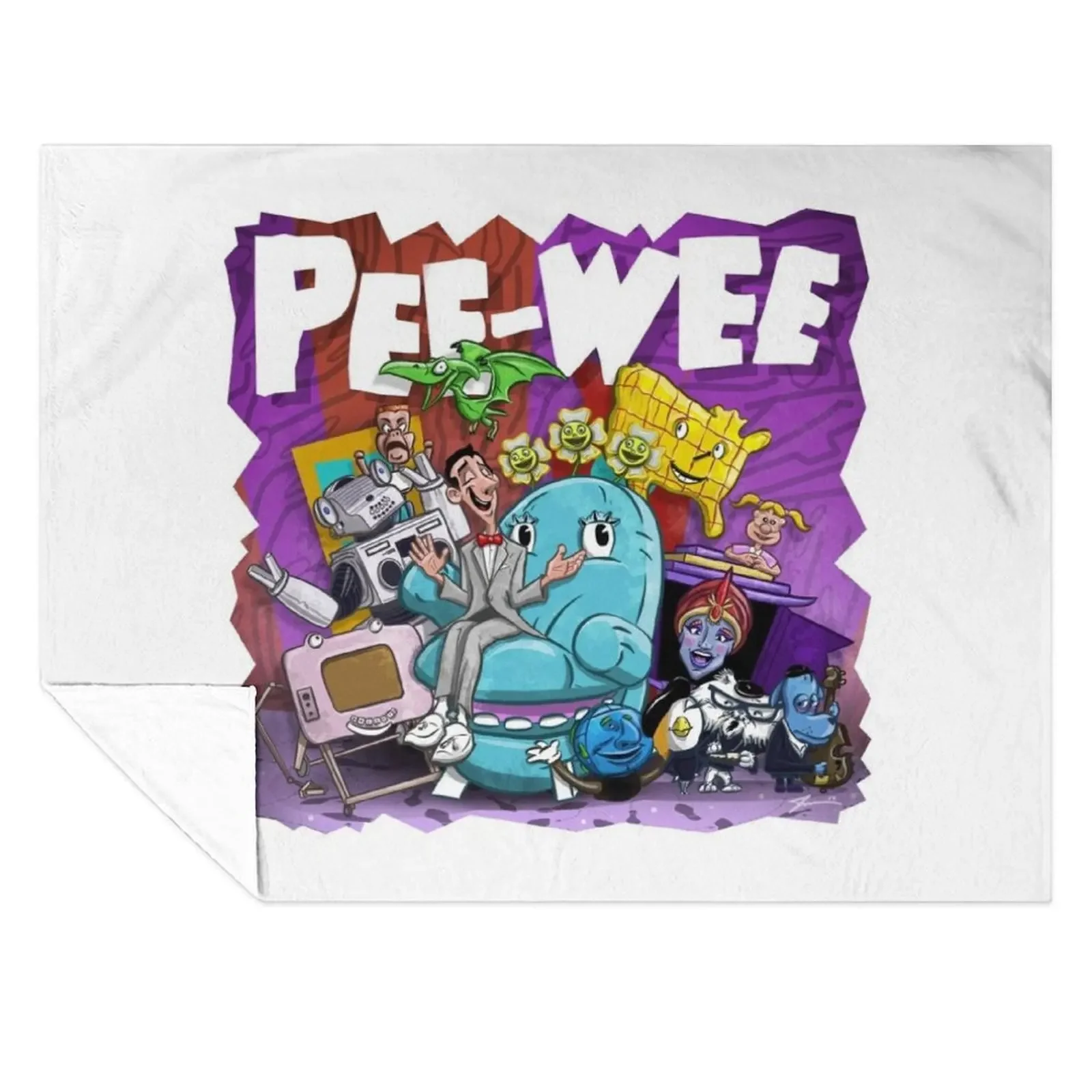 

Pee Wee Throw Blanket Fashion Sofas Furrys Single Summer Blankets