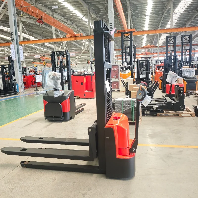 

[Best-Selling] 1.5 Ton 2 Ton 3.5m Lifting Height Self Loading Automatic Industrial Electric Walkie Reach Pallet Stacker