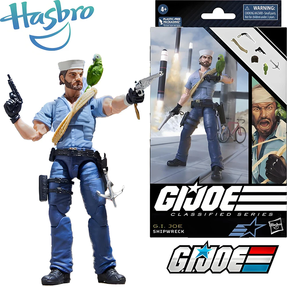 

In Stock Original Hasbro G.i. Joe Classified Series #70 Shipwreck G.i. Joe Action Model Toys Decoration Figures Gifts for Fans