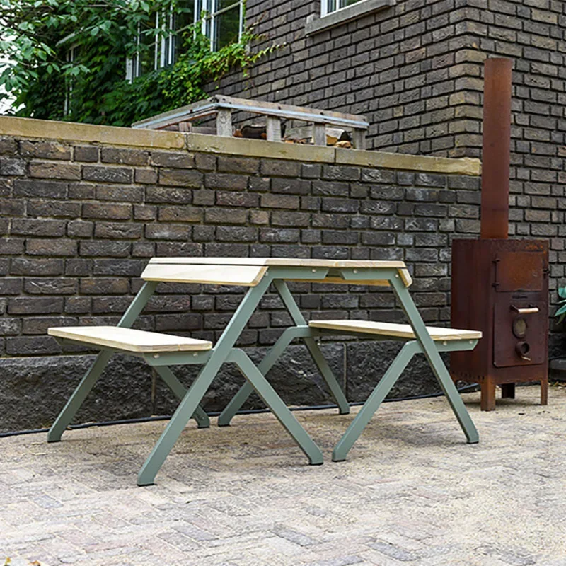 

Park Scenic Spot Balcony Courtyard One-piece Table and Chair Leisure Combination Dining Outdoor Applicable