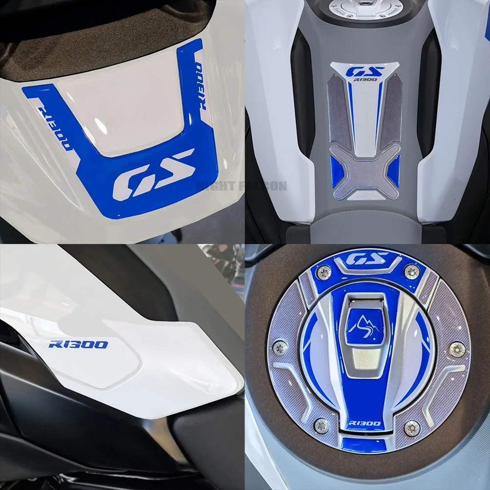 Motorcycle Accessories 3D Epoxy Resin Sticker Protection Kit For BMW GS 1300 R1300GS R 1300 GS 2024