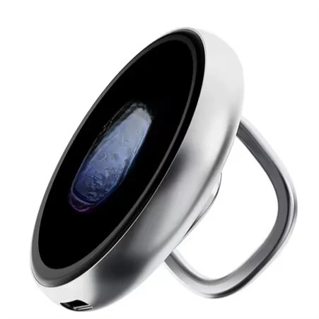 

AW01 Smart Dynamic Electronic Badge with IPS Display Touch Screen Zinc Alloy Material With Bracket