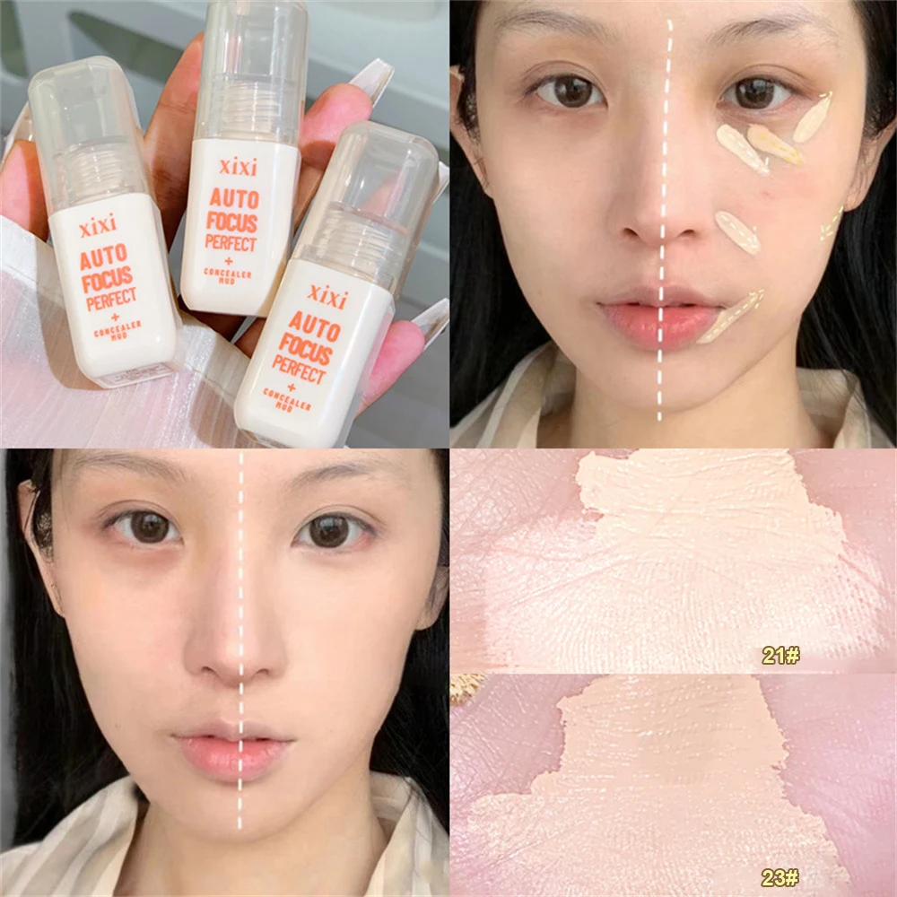 Waterproof Matte Mini Liquid Concealer Foundation Lasting Full Cover Acne Dark Circles Corrector Professional Concealer Makeup