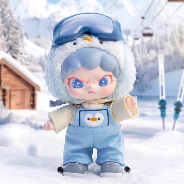 

New Genuine Dora Flying Snow Treasure Vinyl Plush Pendant Trendy Play Plush Animal Series Blind Box Ruishou Baby Birthday Gift