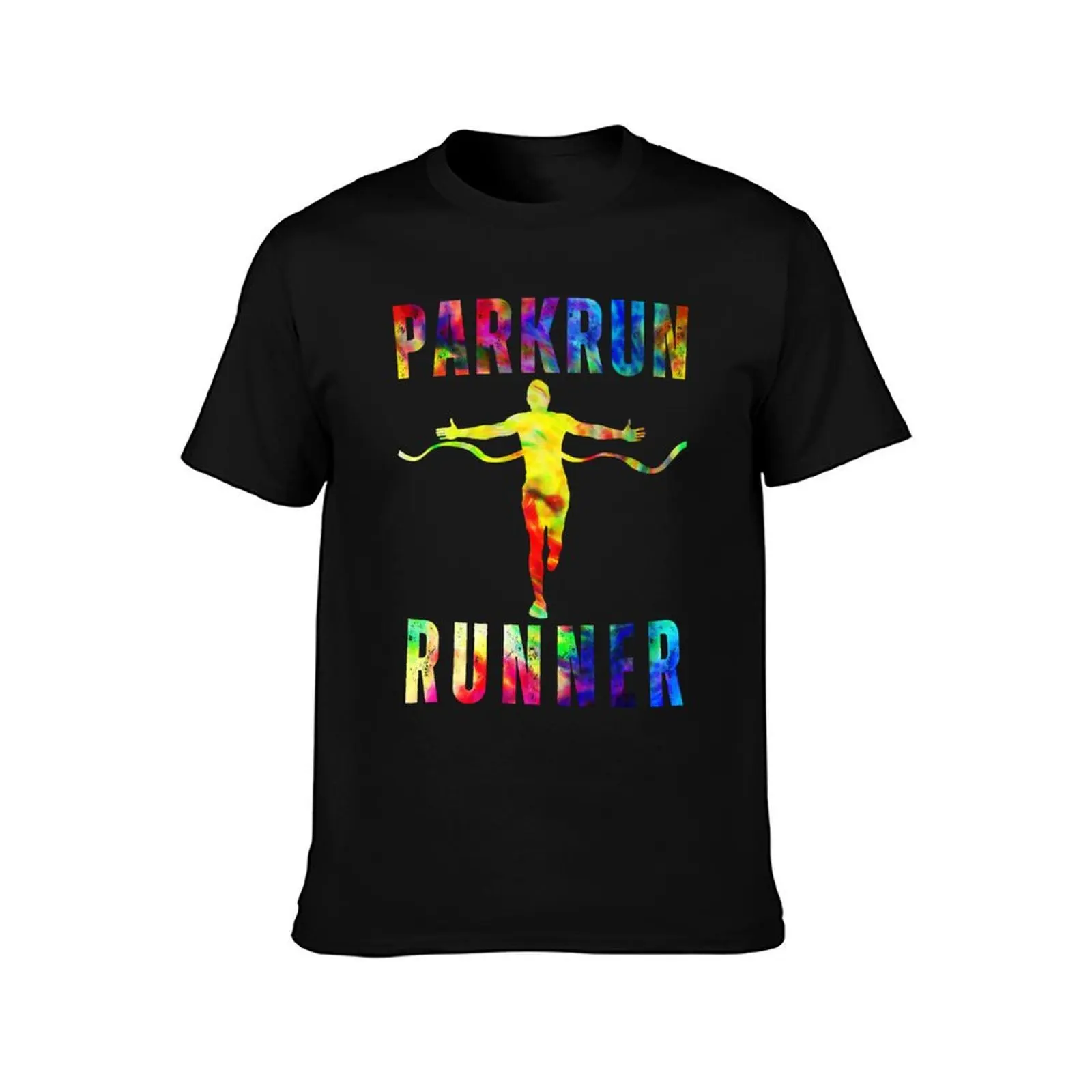 ParkRun Runner Tie Dye Gift for Runner After Run Shirt Gift for Marathon Runner T-Shirt Simple Trendy Casual T-Shirt