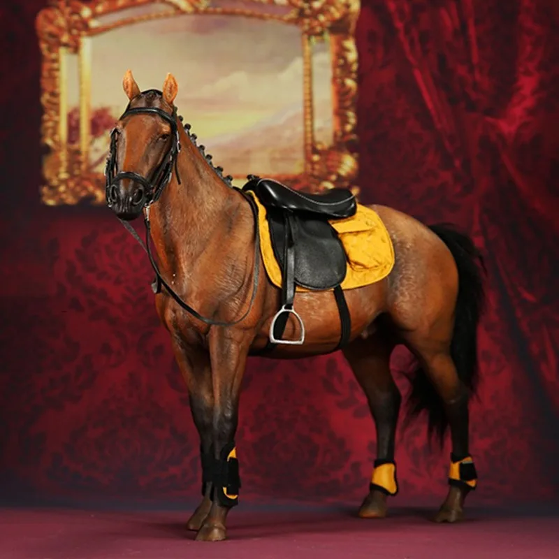 

1/6 Scale Soldier Action Figures Steed Simulation Horse Mount Model for 12'' Toys Figures Body Accessory DIY