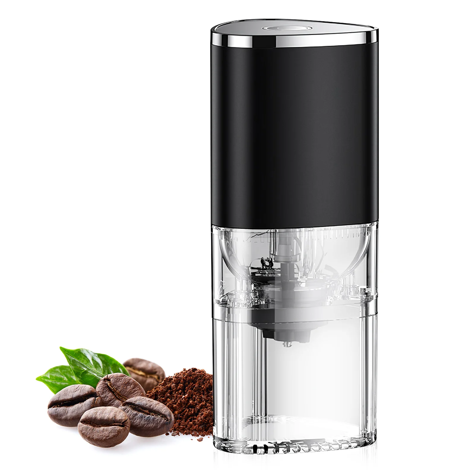 

Adjustable Thickness Electric Bean Grinding Machine Detachable Magnetic Design Rechargeable Home Use Grinding Machine For