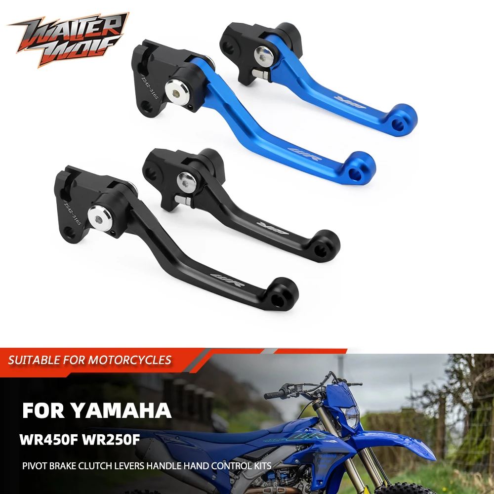 

Pivot Brake Clutch Levers Handle For Yamaha WR450F WR250F WR 450F 250F Hand Control Kits WR450 WR250 2025 Motorycle Accessories
