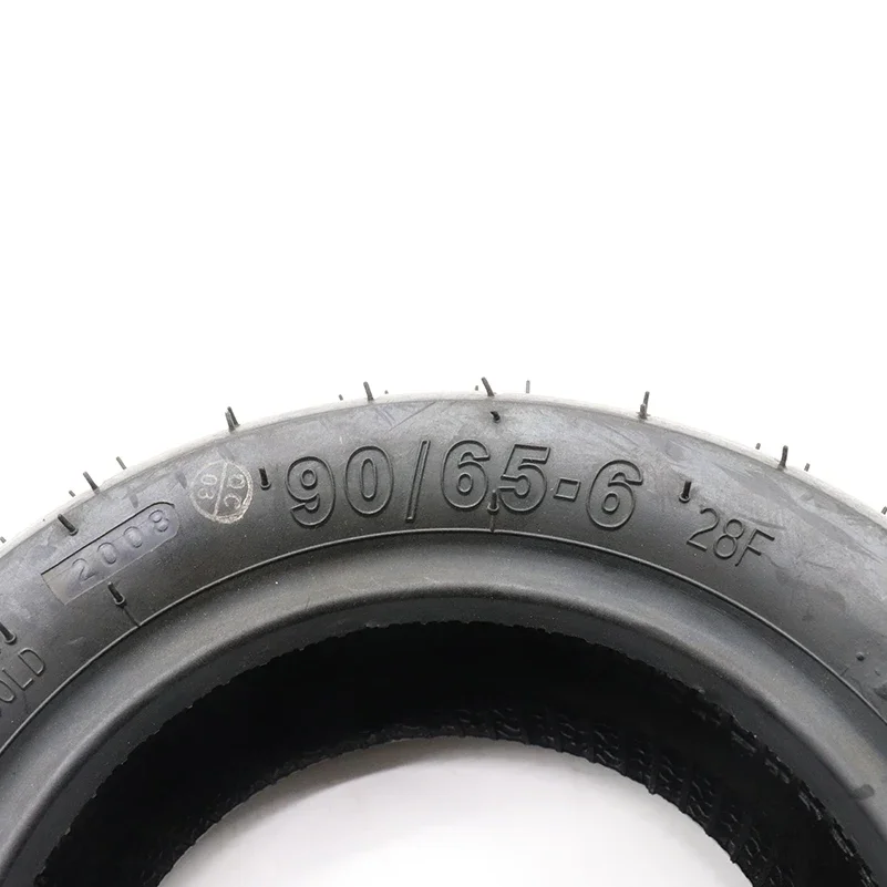 11 Inch 90/65-6 Scooter Tubeless Tire 90/65-6 Rubber Tyre Tube for Electric Balanced Trolley Hoverboard Skateboard Accessories