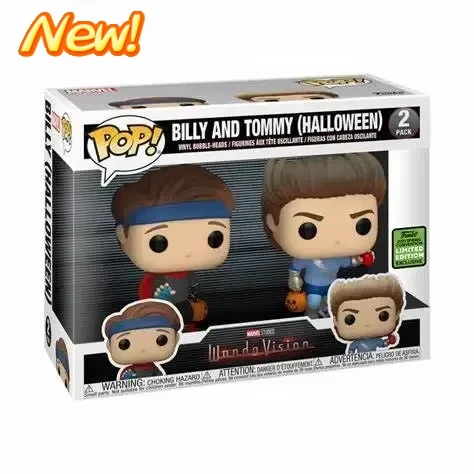 FUNKO POP Traje Los Vengadores 2 #   BILLY Y TOMMY Halloween Iron Man Tony Stark colección de figuras de acción modelo juguetes para niños