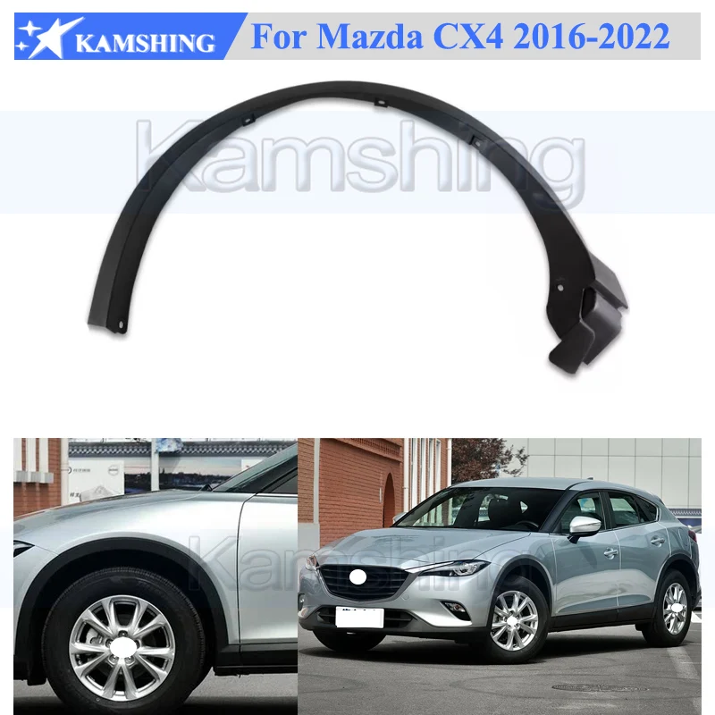 

Kamshing Front or Rear Wheel Arch Trim Fender For Mazda CX4 CX-4 2016-2022 Wheel Fender Wheel Arch Tire Trim Strip