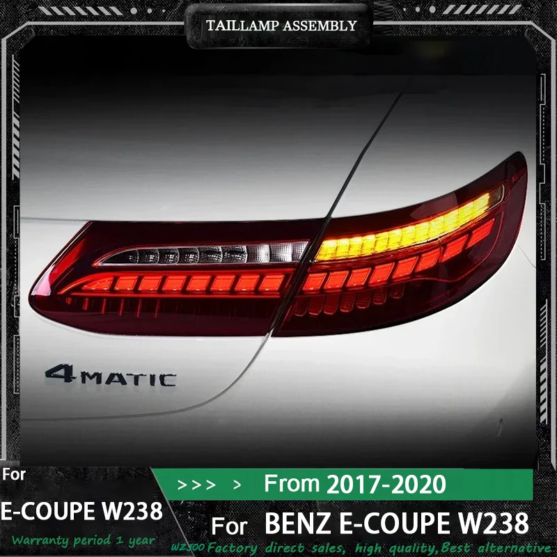 

Автомобильные фары для Benz E-Class Coupe W238, задние фонари 2017-2020, светодиодные задние фонари, динамический указатель поворота, автомобильные задние фонари в сборе