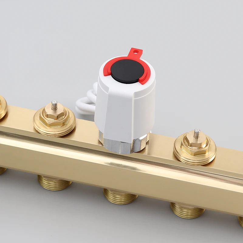 5 Pieces 230V Normally Closed NC M30*1.5mm Electric Thermal Actuator for Underfloor Heating TRV Thermostatic Radiator -Valve