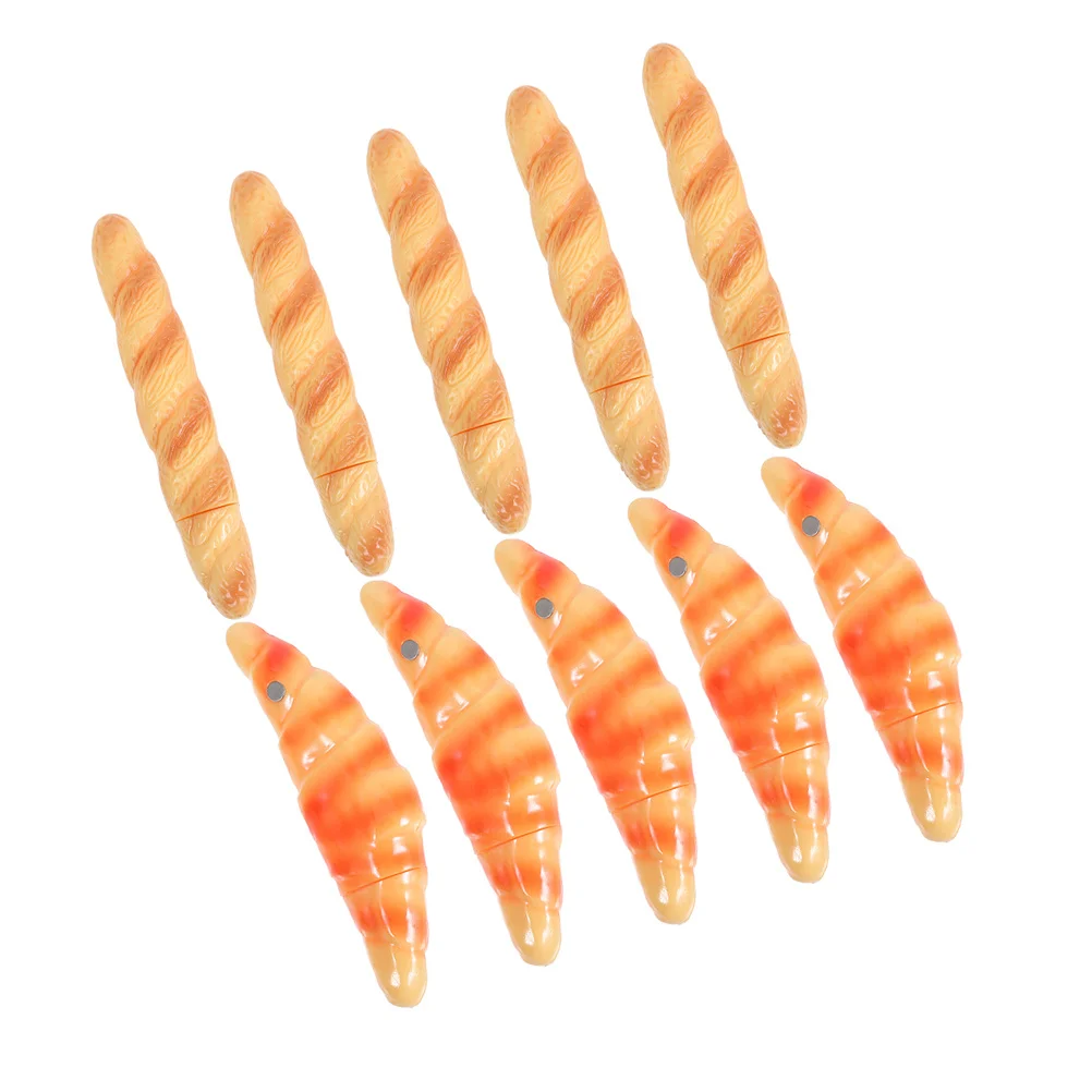 

10Pcs Realistic Bread Ballpoint Pen Funny Food Shaped Novelty Pen for School Office Party Favors Creative Gifts