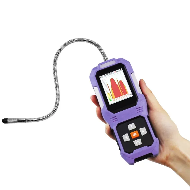 High Precision SF6 Gas Leak Detector Sulfur Hexafluoride Qualitative Detection Leakage Alarm Instrument