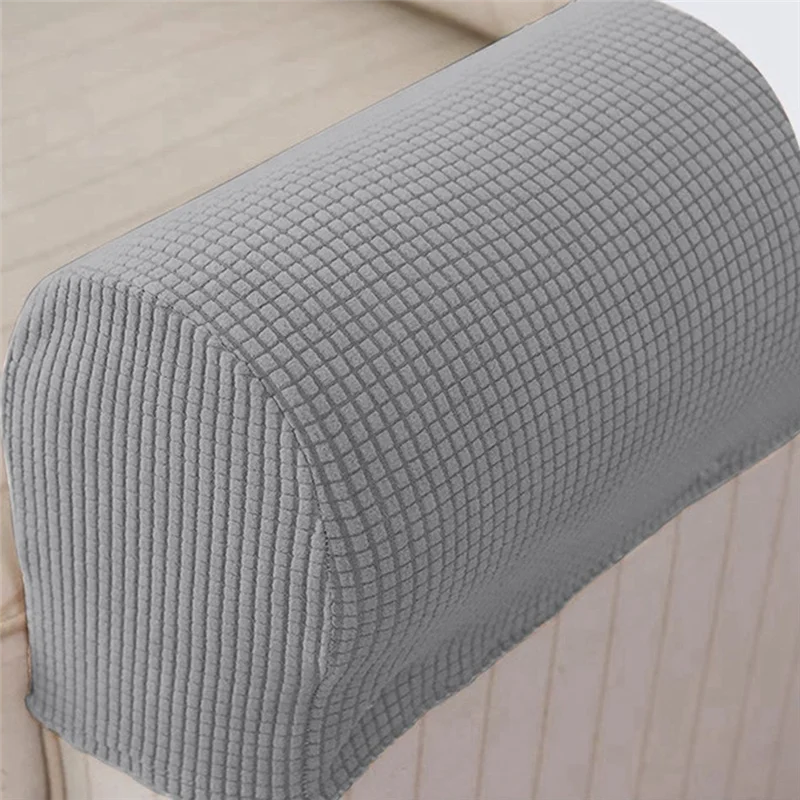 

A05E-Stretch Armrest Chair Covers, Anti-Slip Furniture Protector, Elastic Sofa Couch Slipcovers,