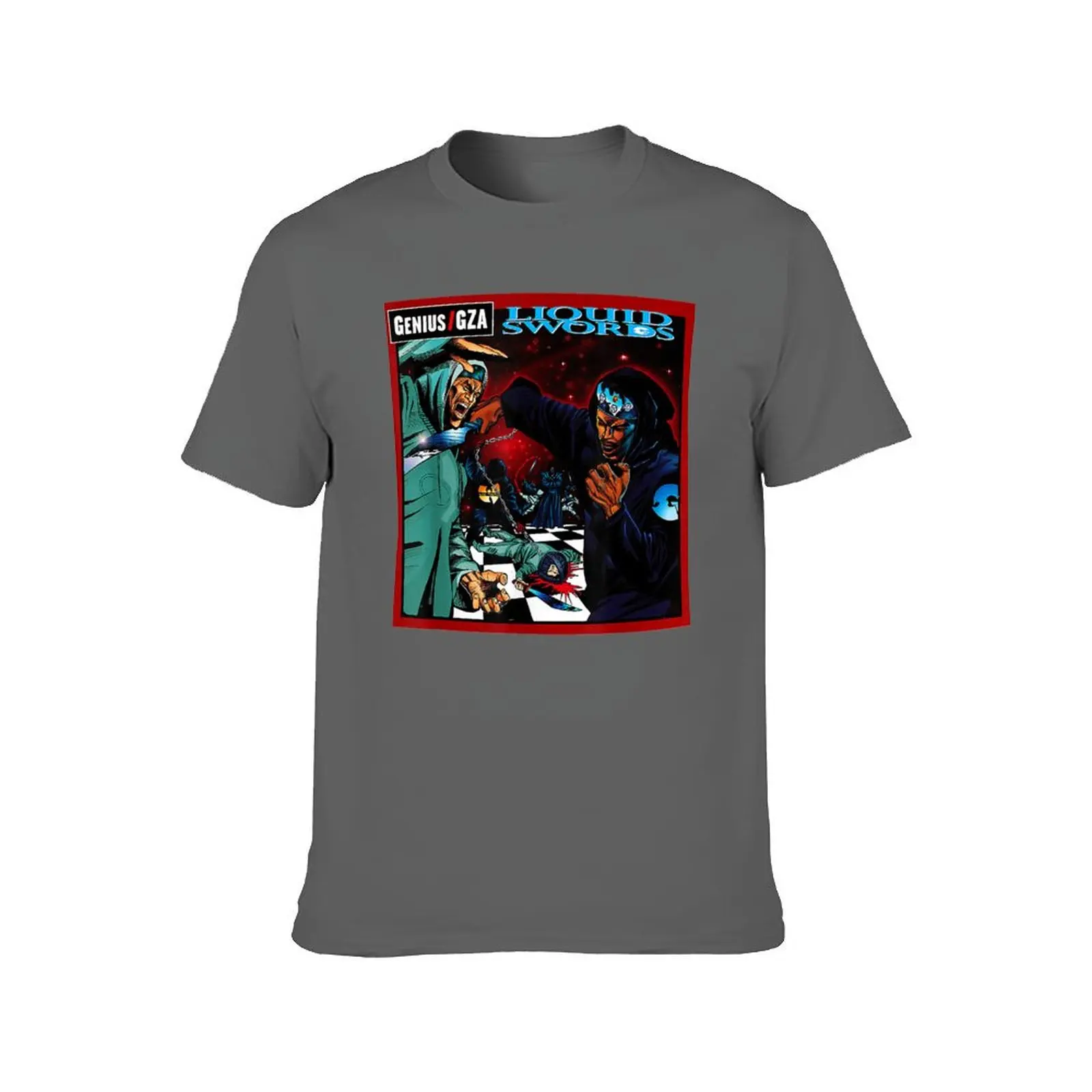 Men women Liquid tee Swords T-Shirt T-Shirt man t shirts cotton t shirt man cotton T-Shirt
