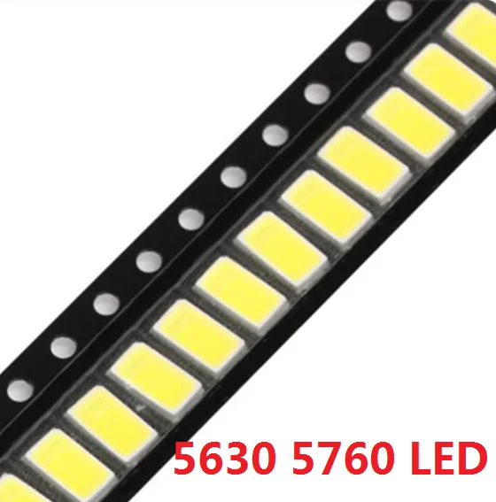 200 قطعة 0.5 واط LED 5630 6000 كيلو 6500 كيلو السوبر مشرق رقاقة 150mA PCB SMT صمام ثنائي باعث للضوء SMD 5730 ديود الأبيض #2