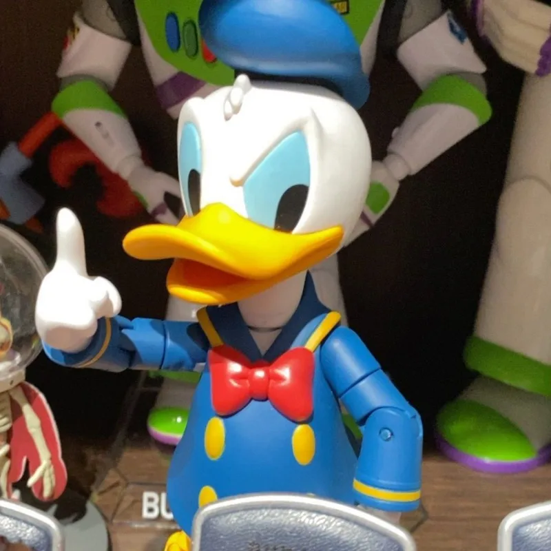 New Disney Donald Duck 15cm Alloy Exchangeable Joint Authentic Hand Do Fashion Play Hand Do Cute Doll Cartoon Holiday Gifts